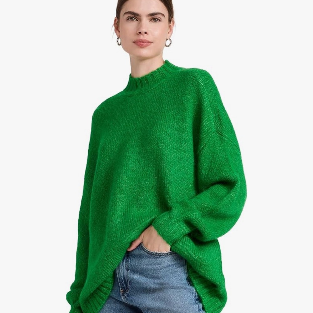 Pistola Carlen Fern Green Sweater, Size Small